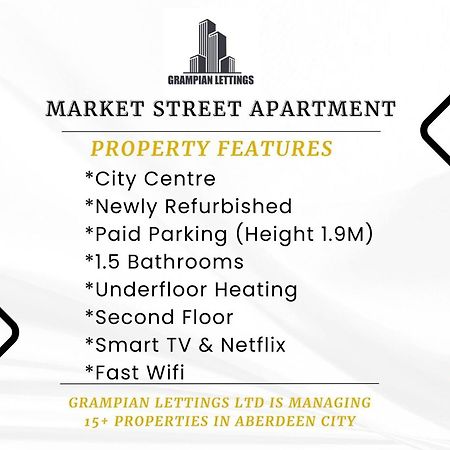 Market Street Apartments ✪ Grampian Lettings Ltd Αμπερντήν Εξωτερικό φωτογραφία